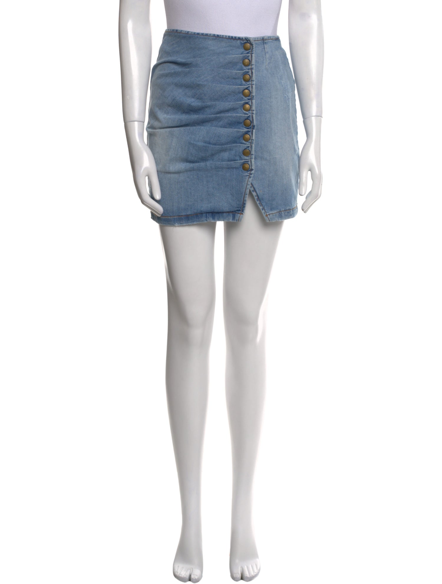 Retrofête Distressed Accents Mini Skirt w/ Tags