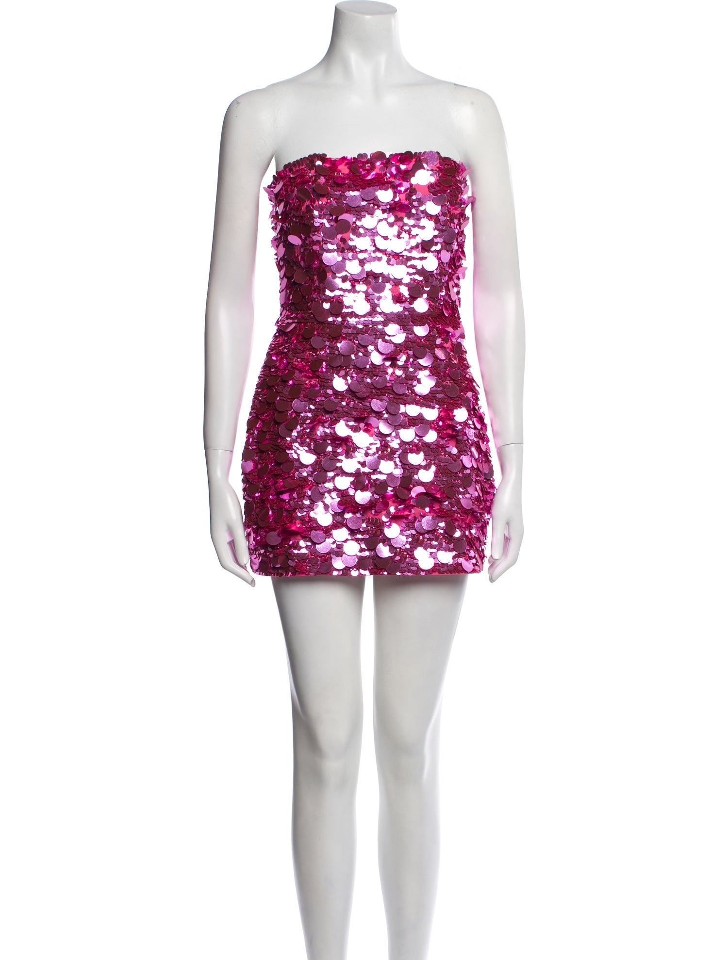 Retrofête Strapless Mini Dress