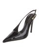 Retrofête Patent Leather Slingback Pumps