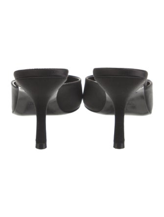 Retrofête Satin Crystal Embellishments Mules