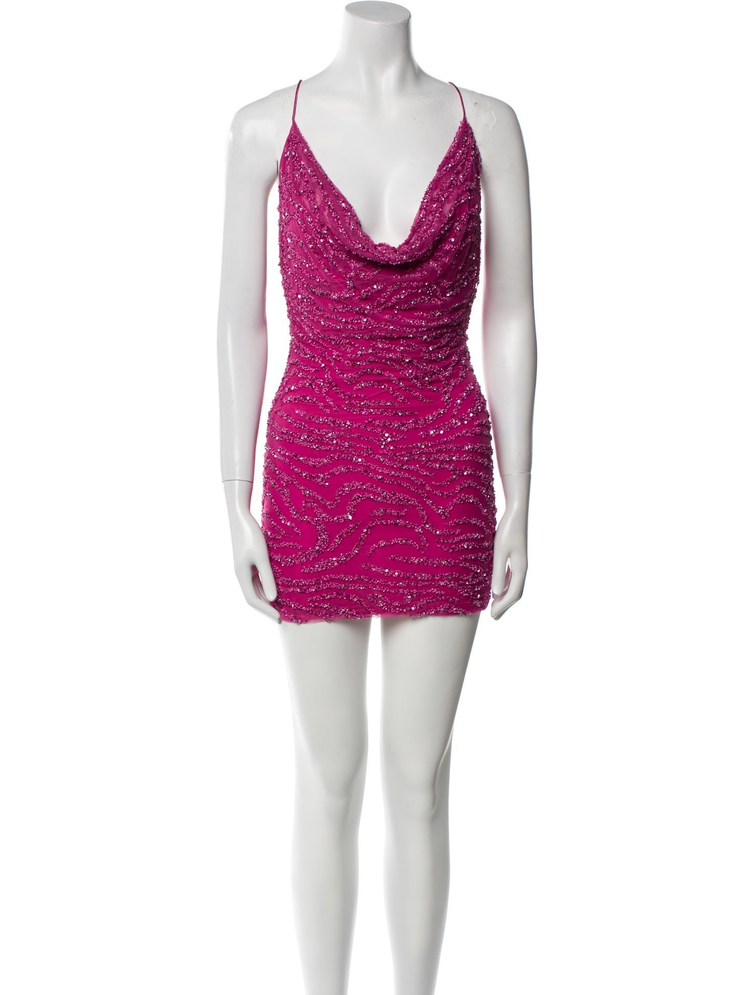 Retrofête Cowl Neck Mini Dress w/ Tags