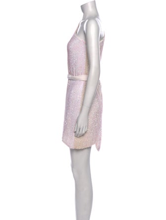 Retrofête Patterned Mini Dress