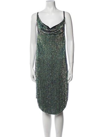 Retrofête Cowl Neck Mini Dress