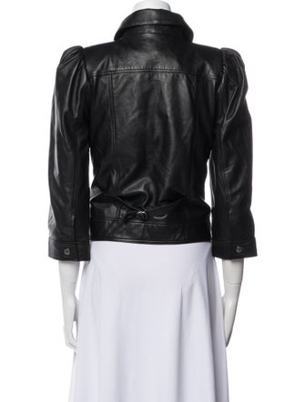Retrofête Leather Biker Jacket