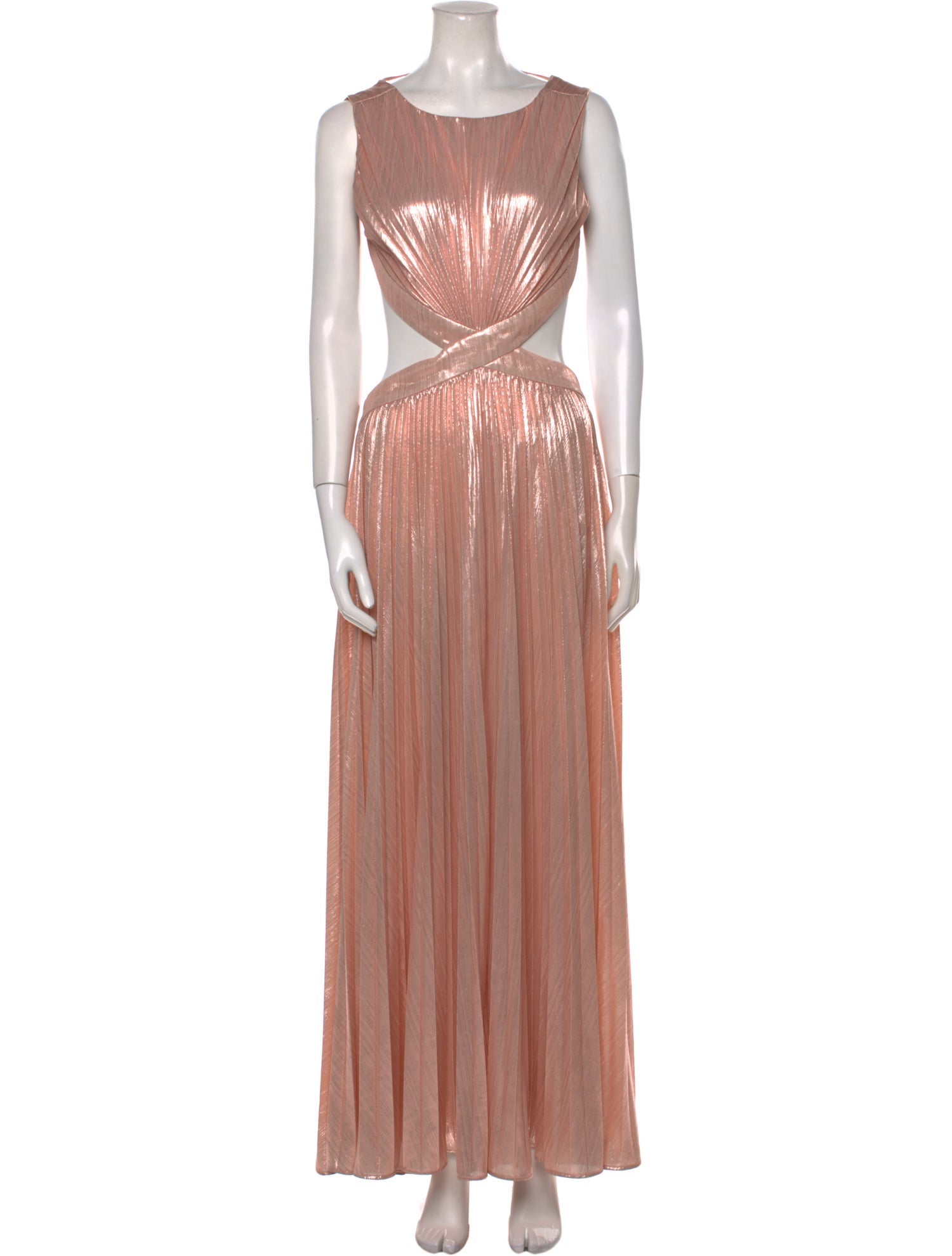 Retrofête Scoop Neck Long Dress