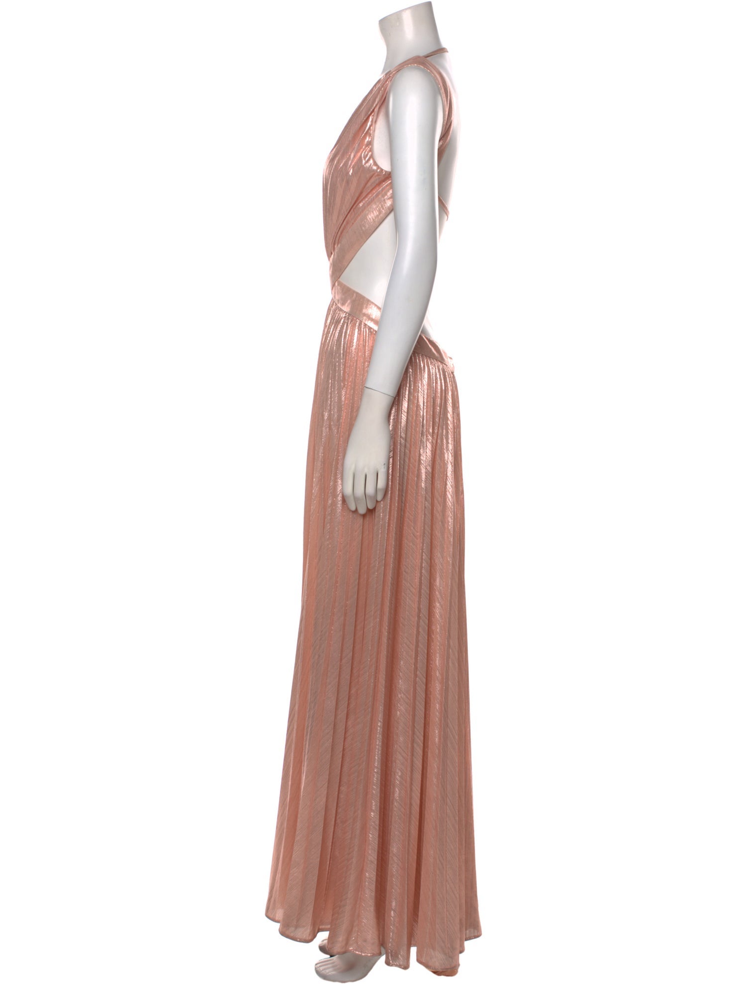 Retrofête Scoop Neck Long Dress