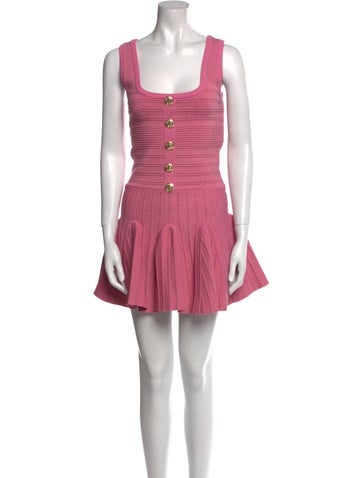 Retrofête Dresses Square Neckline Mini Dress S