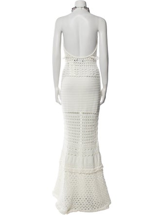 Retrofête Halterneck Long Dress