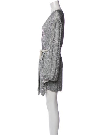 Retrofête V-Neck Mini Dress