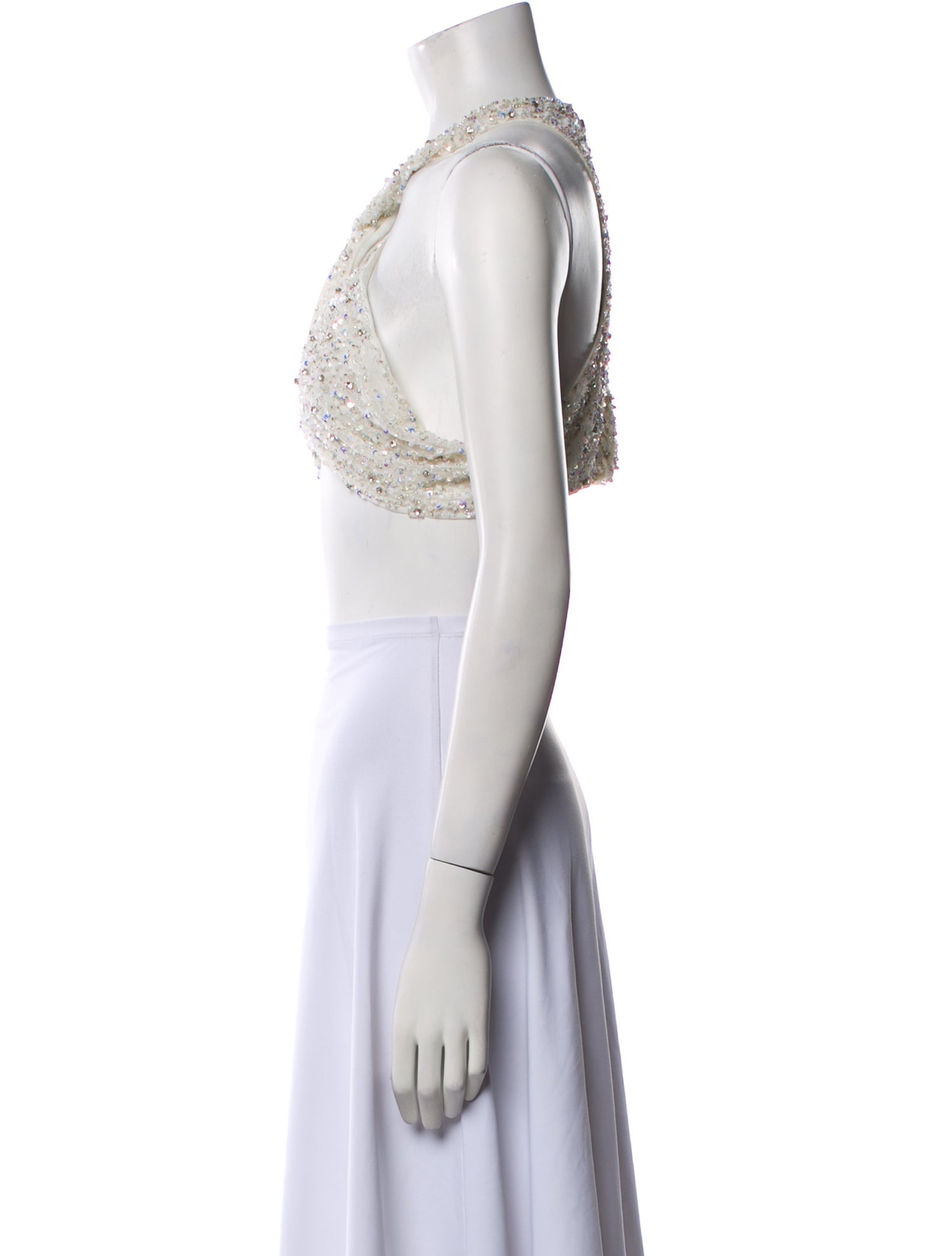 Retrofête Halterneck Sleeveless Crop Top