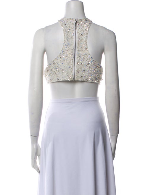 Retrofête Halterneck Sleeveless Crop Top