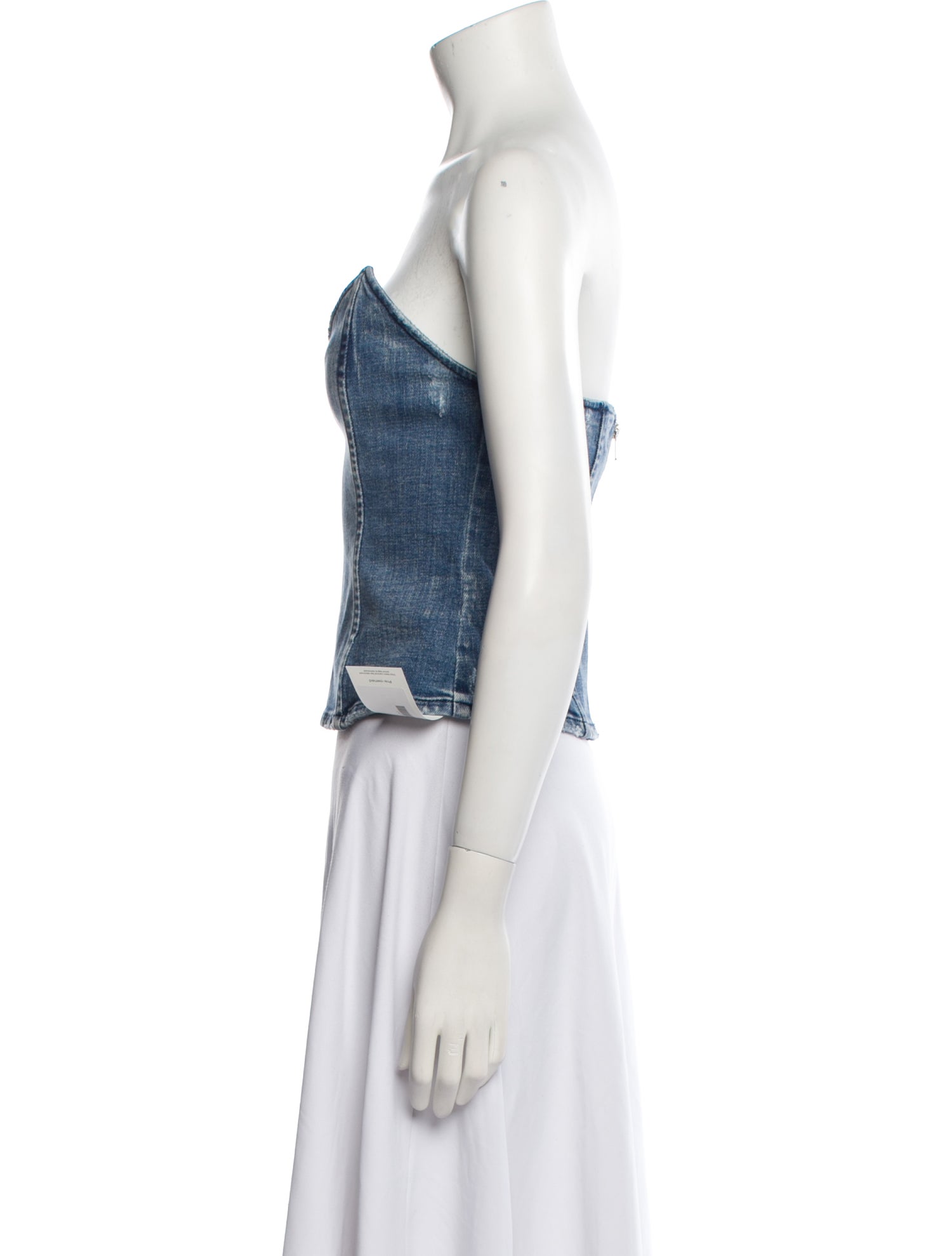 Retrofête Strapless Crop Top