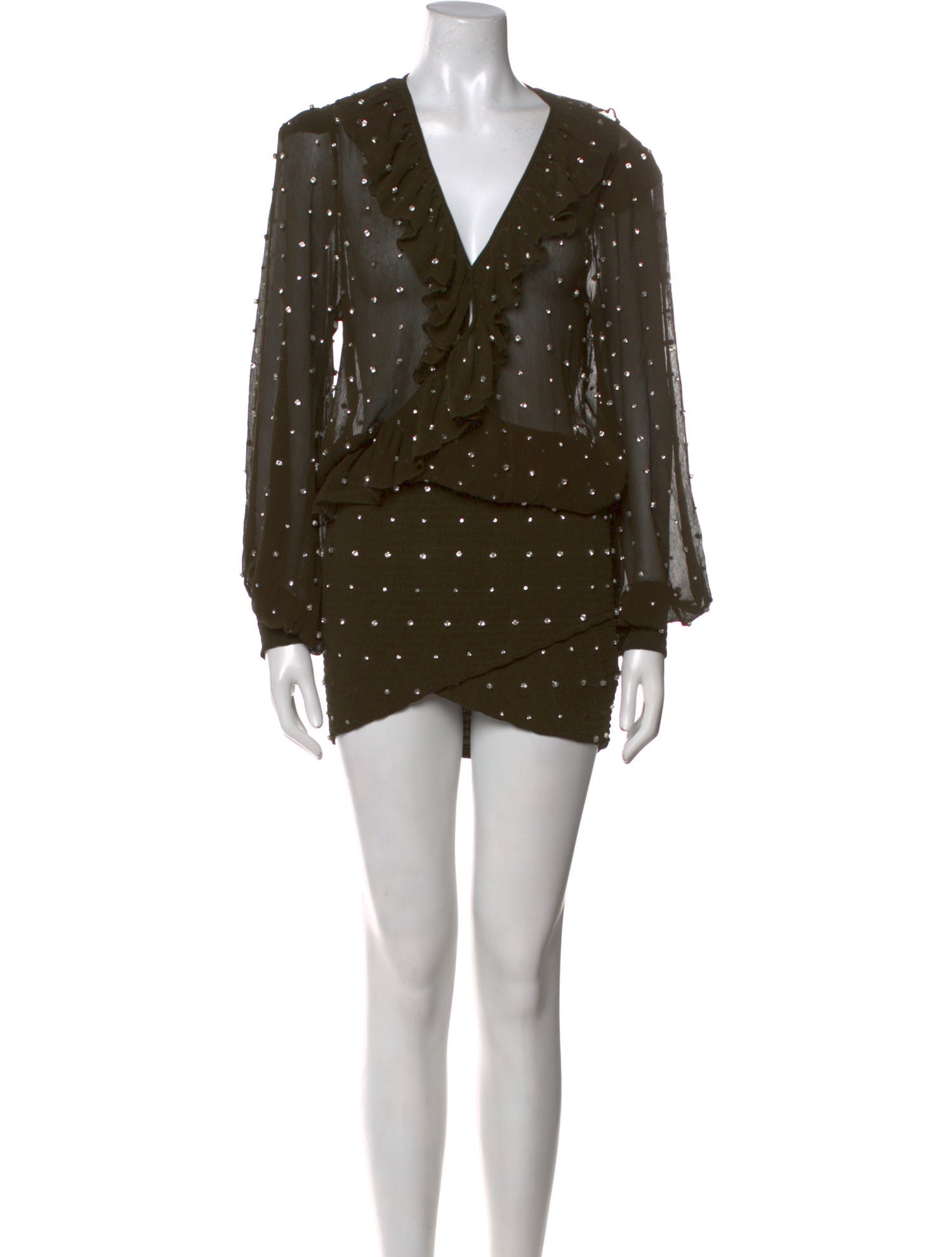 Retrofête Silk Mini Dress