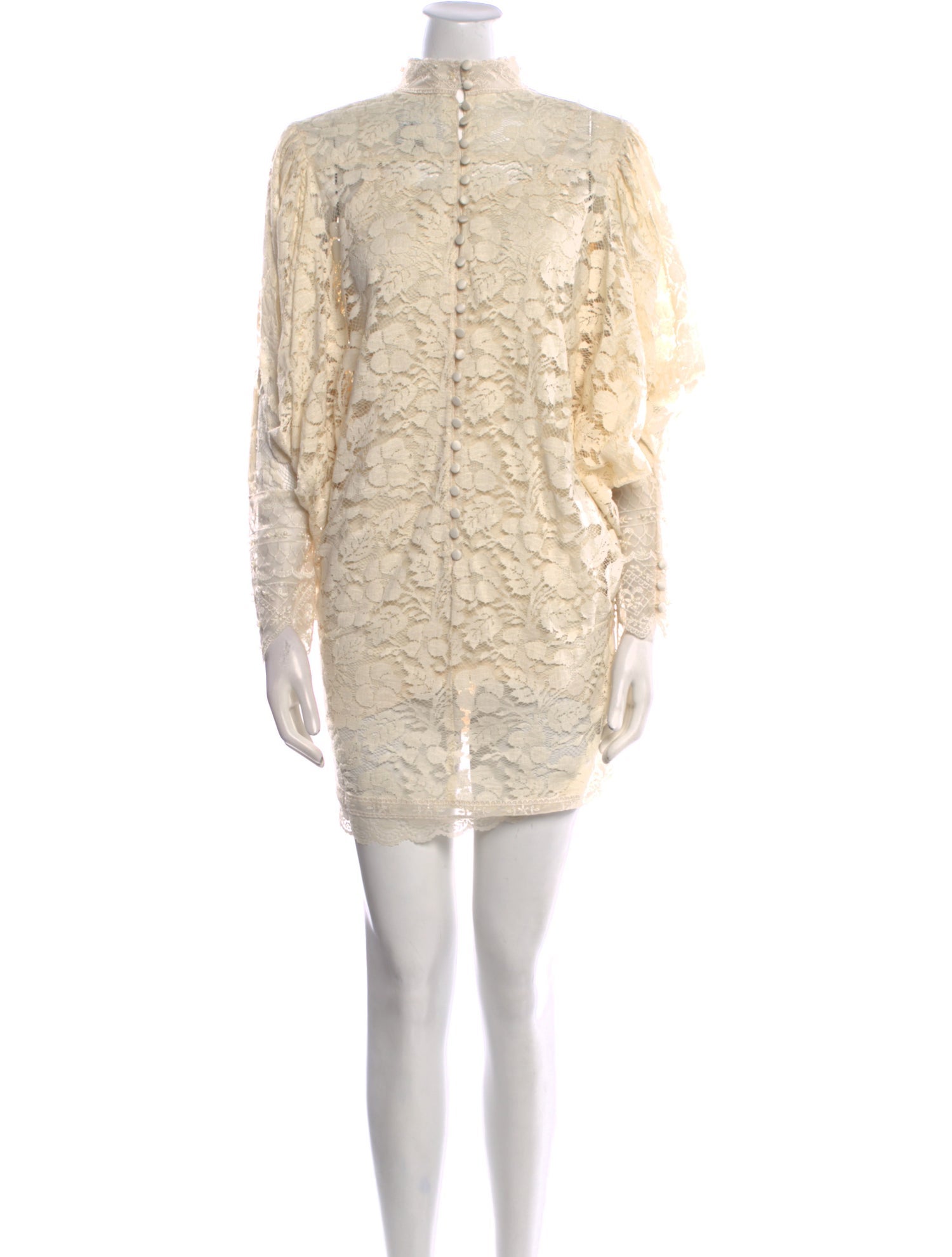 Retrofête Mock Neck Mini Dress