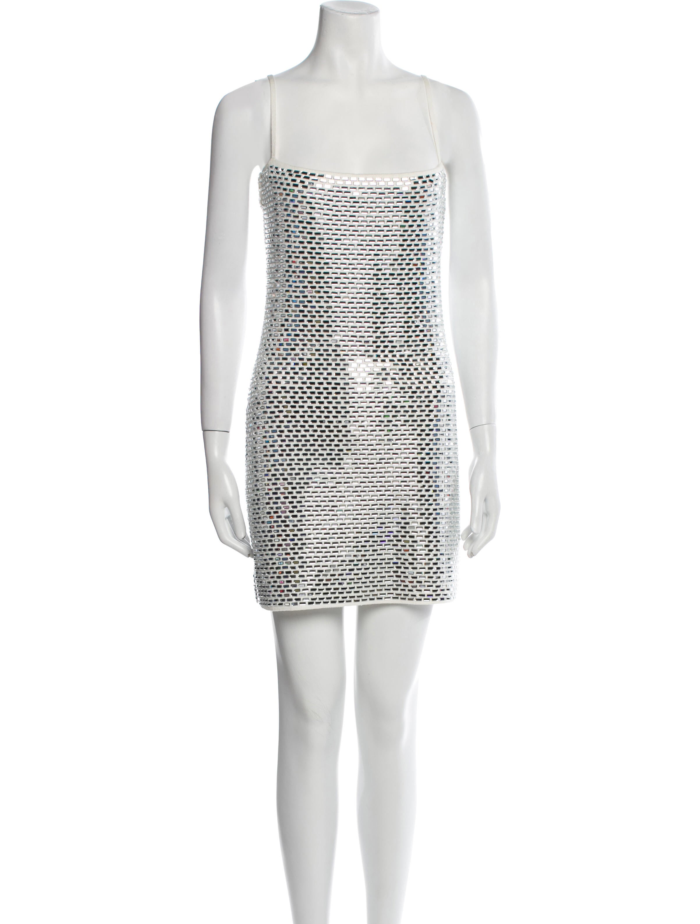 Retrofête Square Neckline Mini Dress