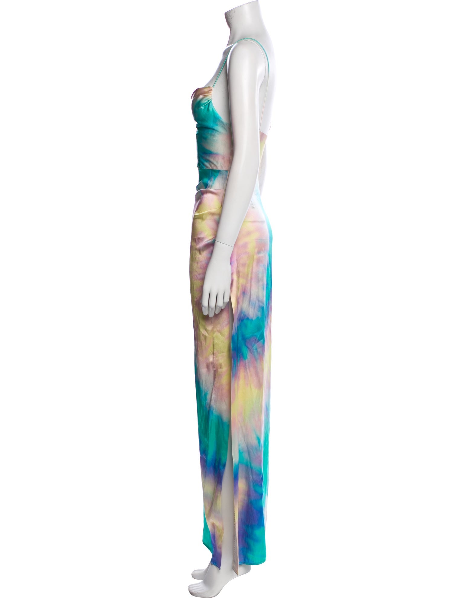 Retrofête Silk Long Dress