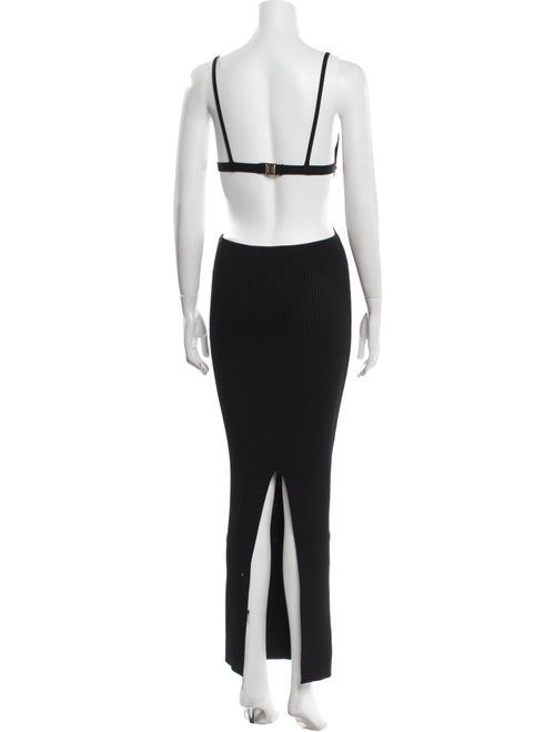 Retrofête Striped Long Dress