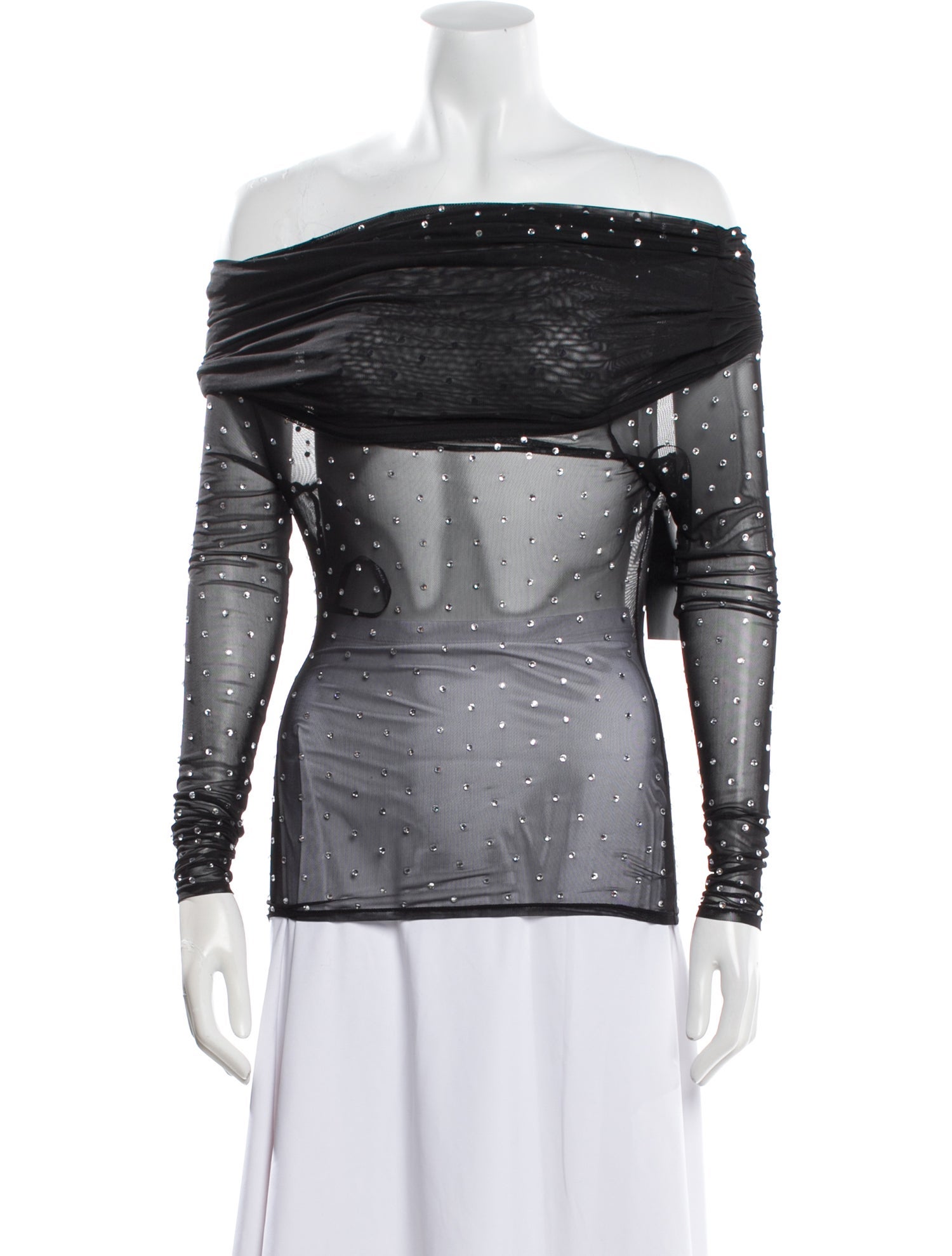 Retrofête Printed Off-The-Shoulder Top