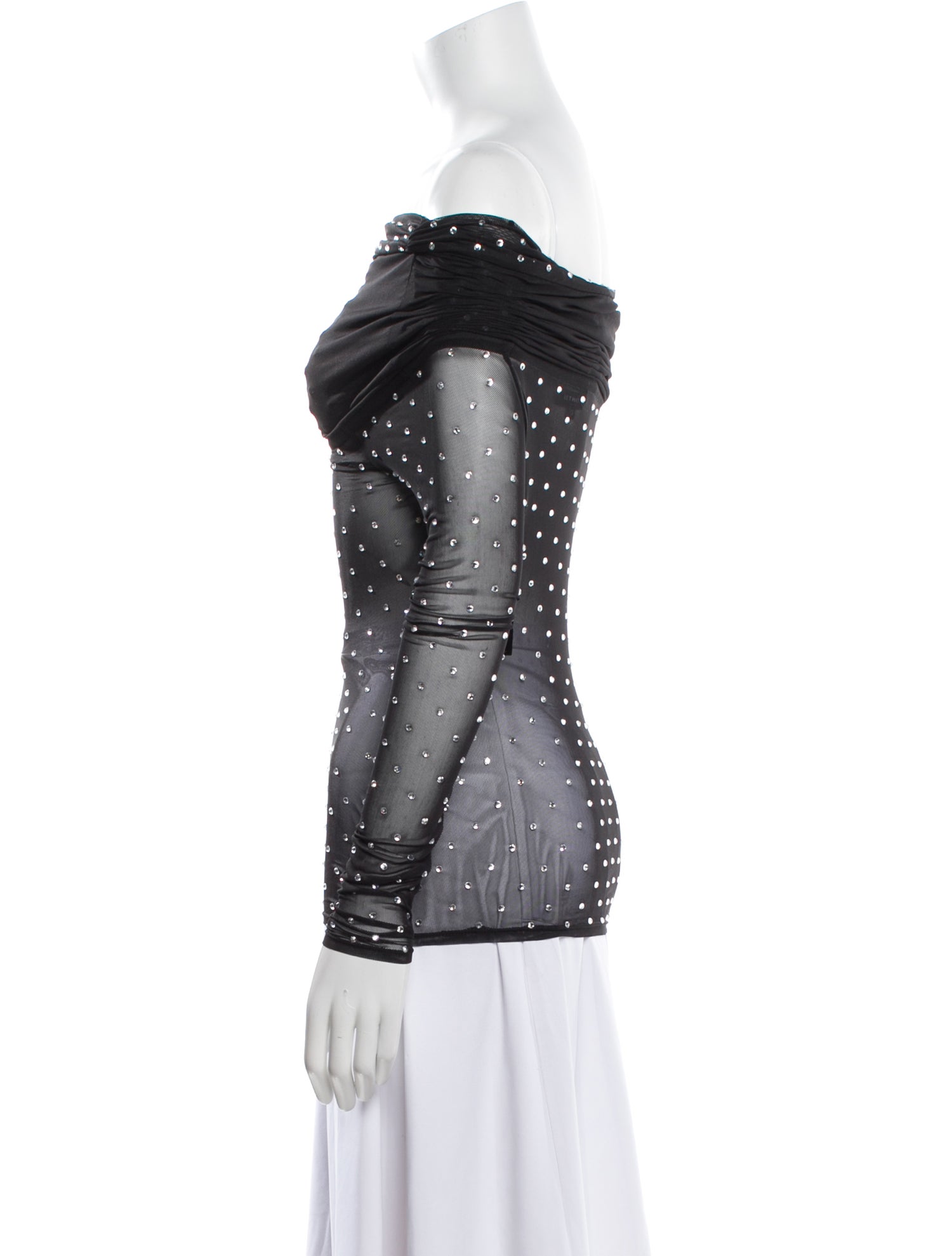 Retrofête Printed Off-The-Shoulder Top