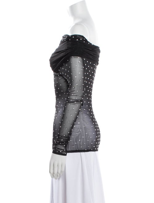 Retrofête Printed Off-The-Shoulder Top