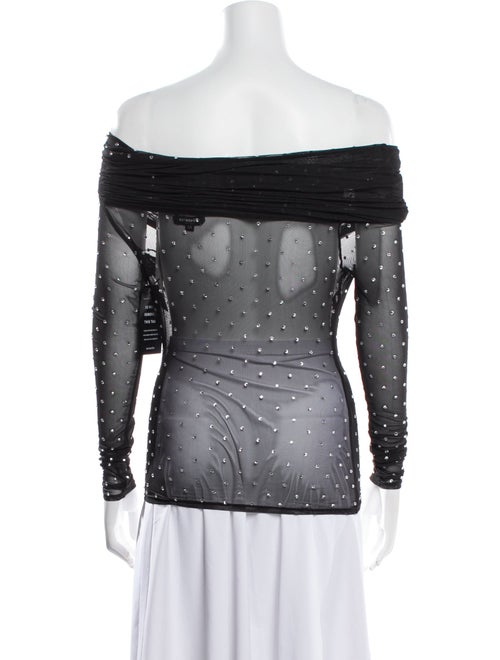 Retrofête Printed Off-The-Shoulder Top