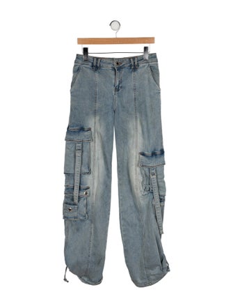 Retrofête Mid-Rise Wide Leg Jeans