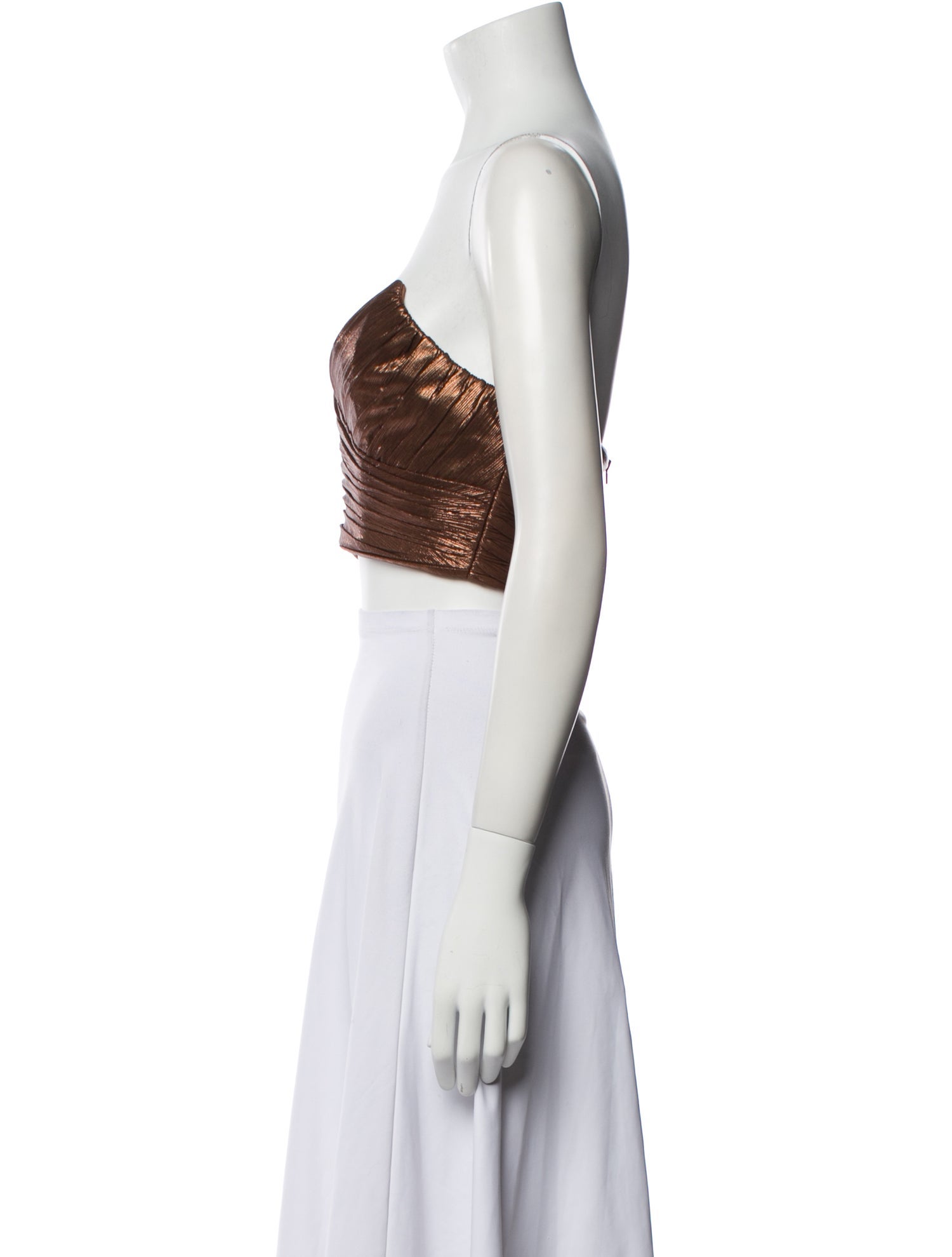 Retrofête Strapless Crop Top