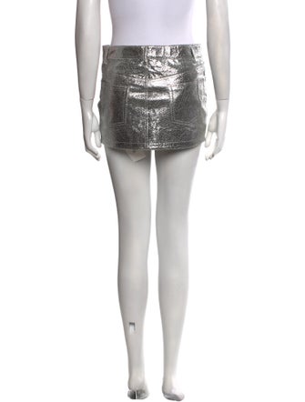 Retrofête Leather Mini Skirt