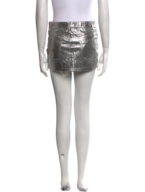 Retrofête Leather Mini Skirt