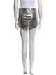 Retrofête Leather Mini Skirt