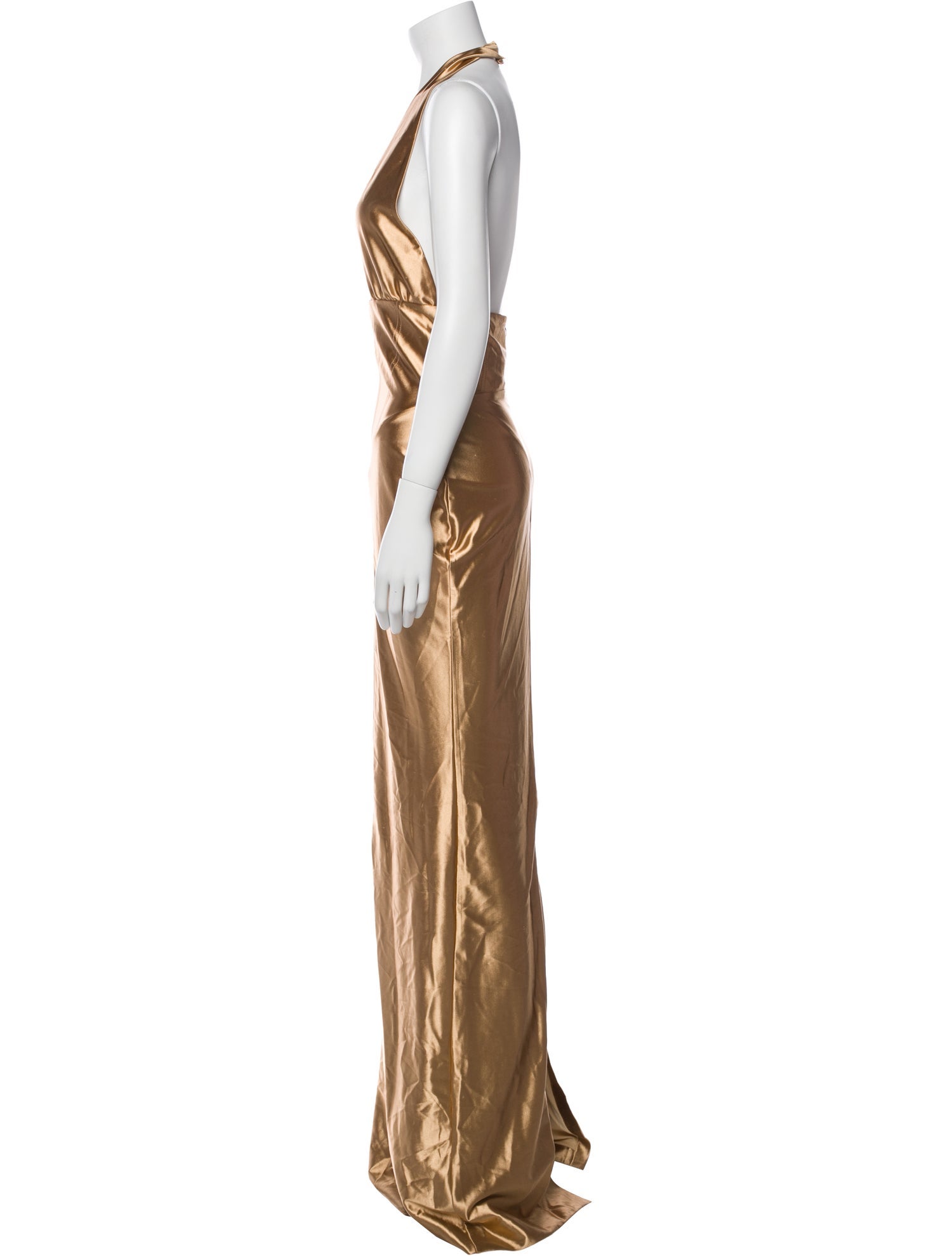 Retrofête Halterneck Long Dress