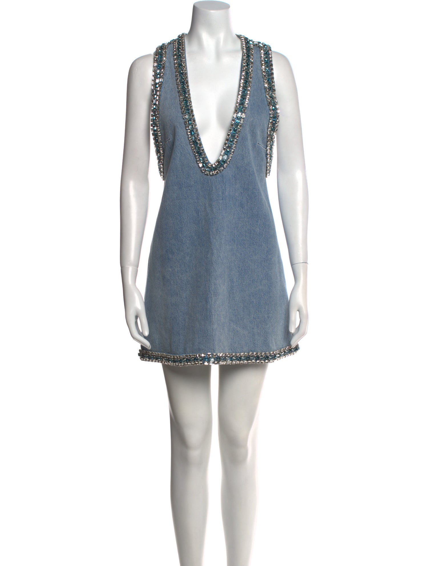 Retrofête V-Neck Mini Dress