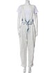 Retrofête Tie-Dye Print Scoop Neck Jumpsuit