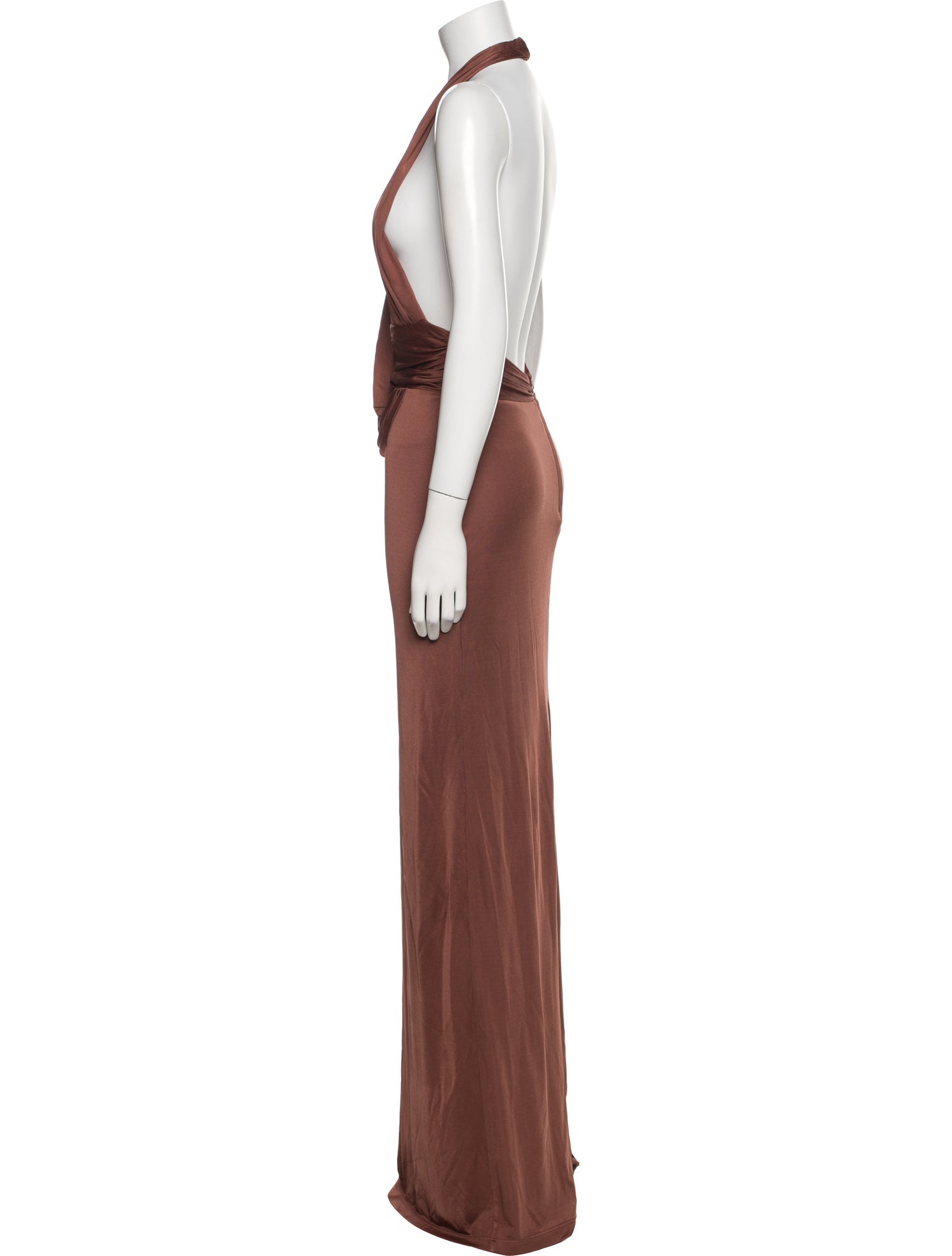 Retrofête Halterneck Long Dress