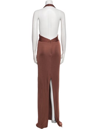 Retrofête Halterneck Long Dress