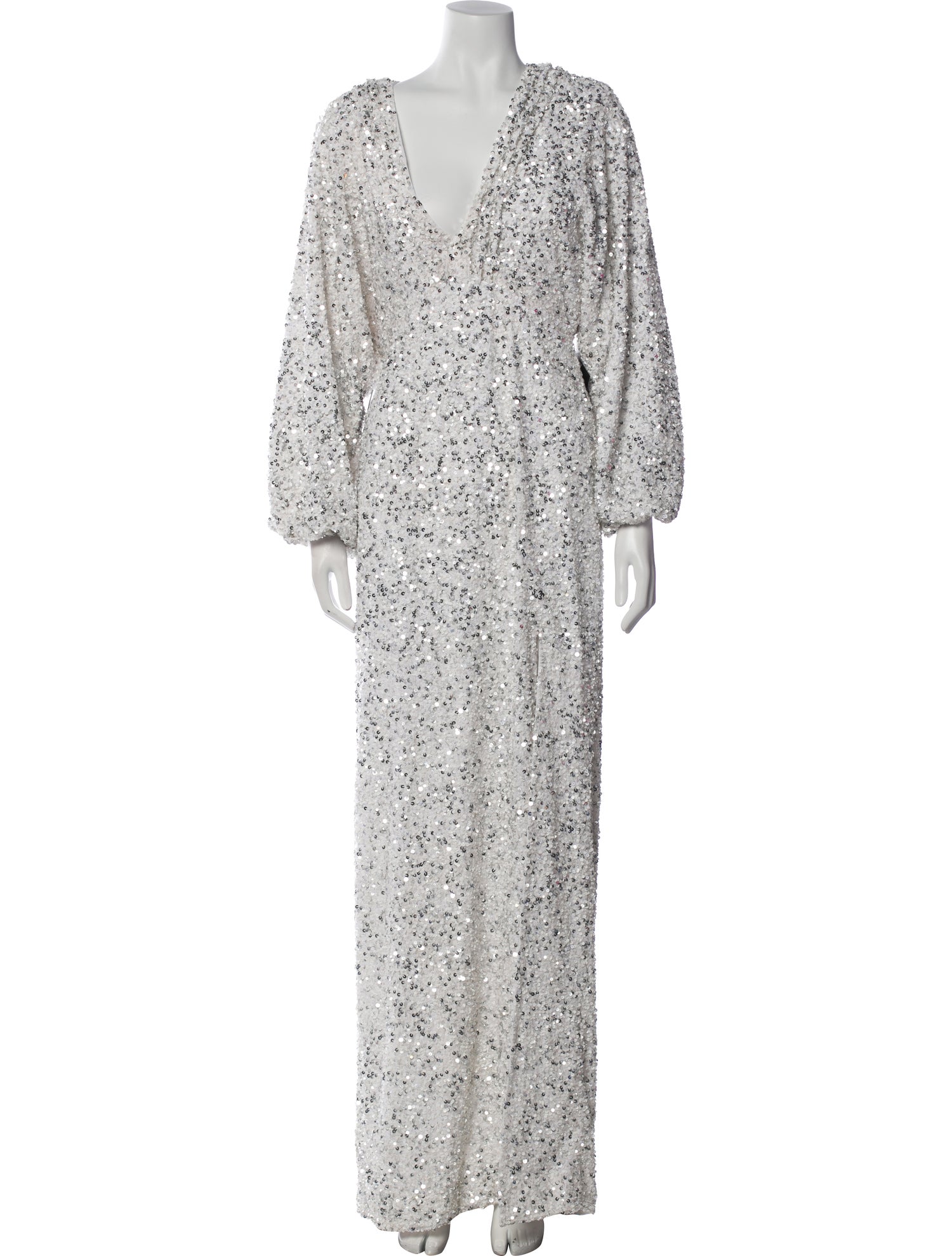 Retrofête V-Neck Long Dress