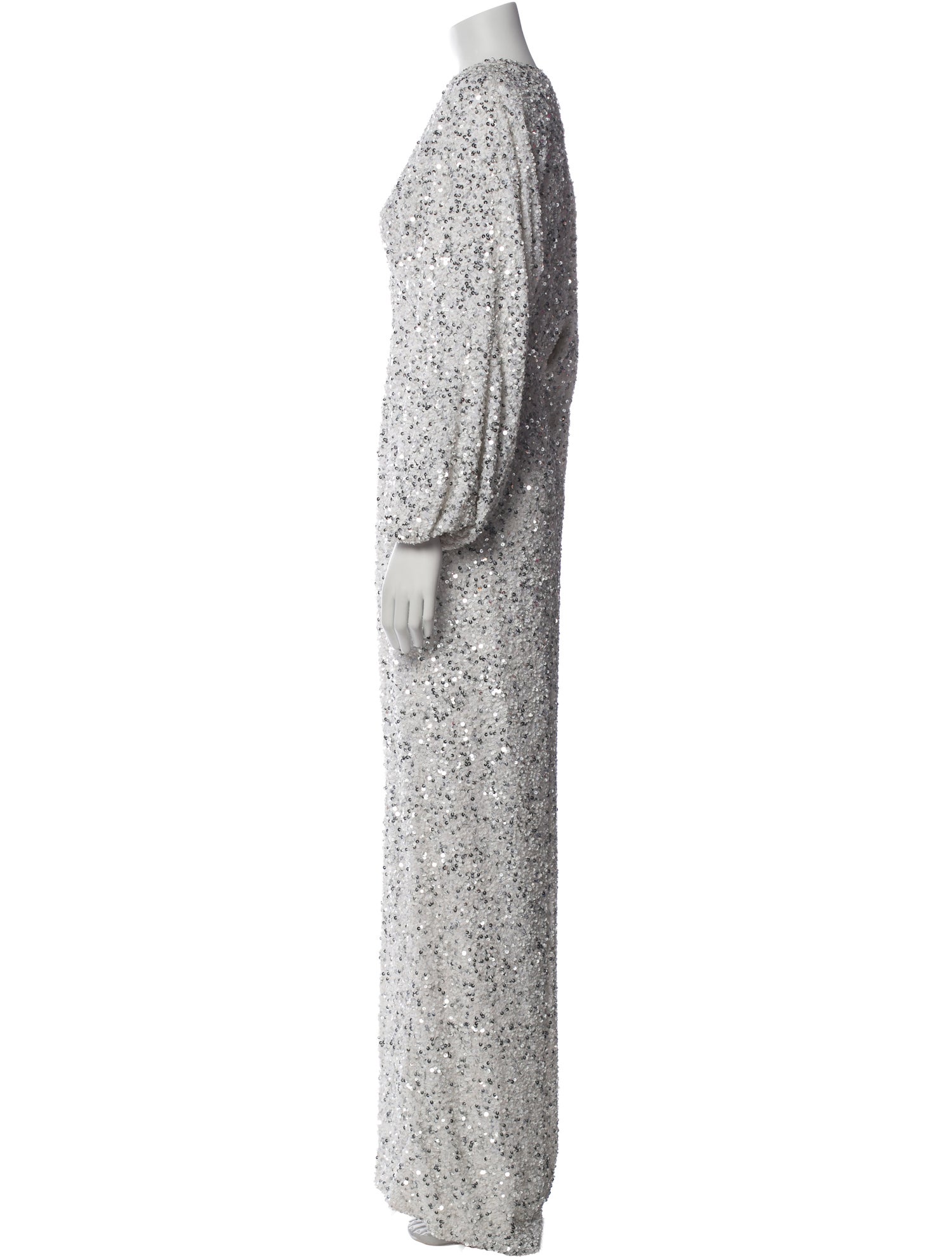 Retrofête V-Neck Long Dress