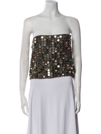 Retrofête Strapless Crop Top