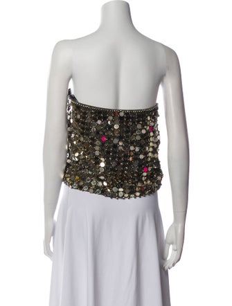 Retrofête Strapless Crop Top