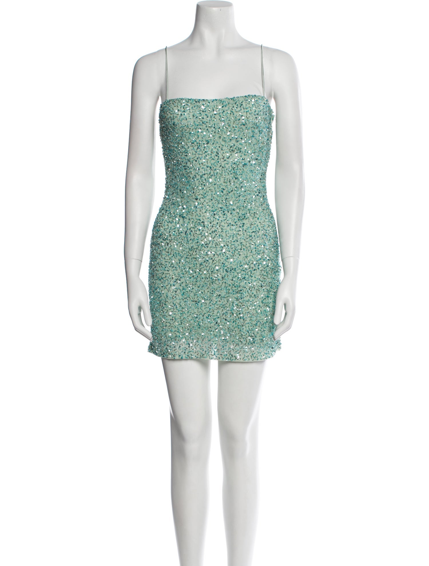 Retrofête Square Neckline Mini Dress