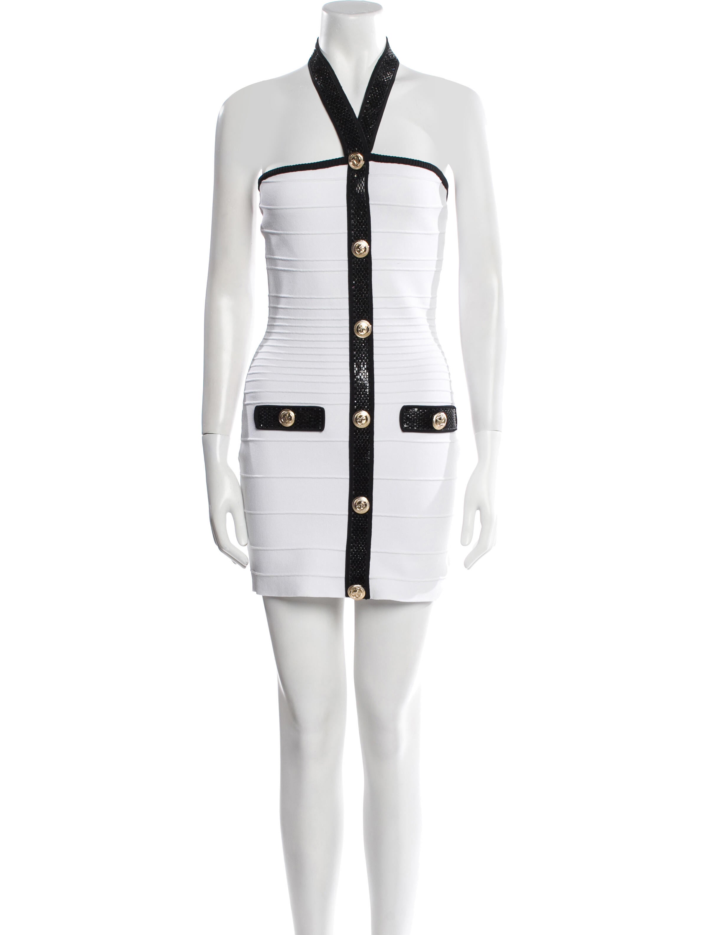 Retrofête Colorblock Pattern Mini Dress