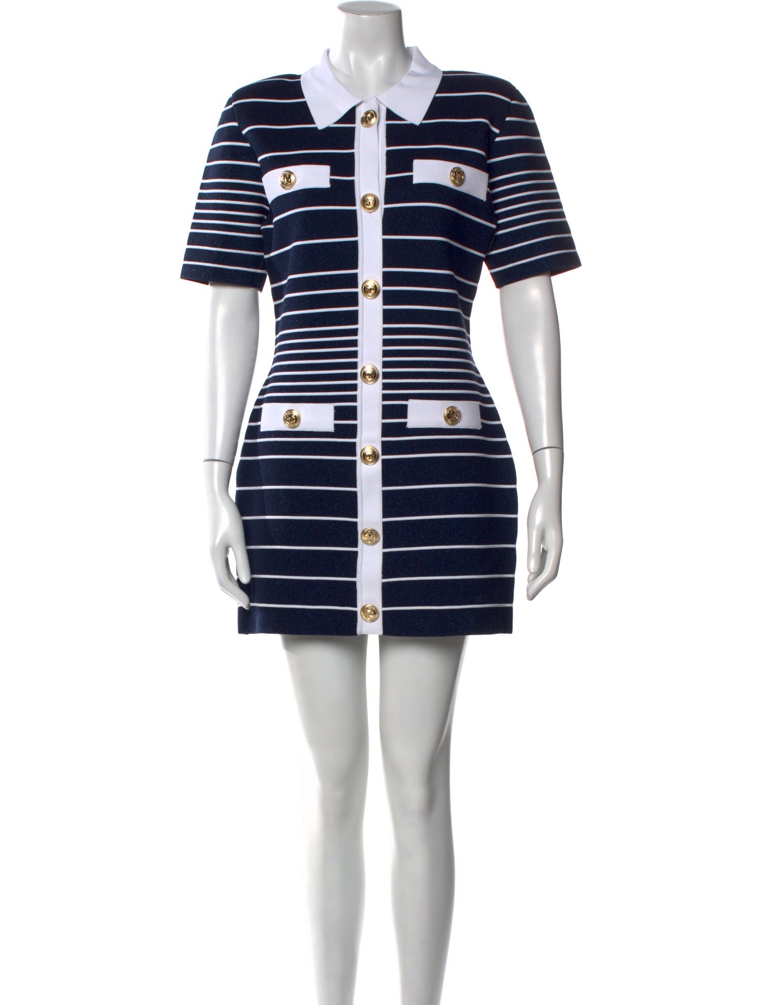Retrofête Striped Mini Dress
