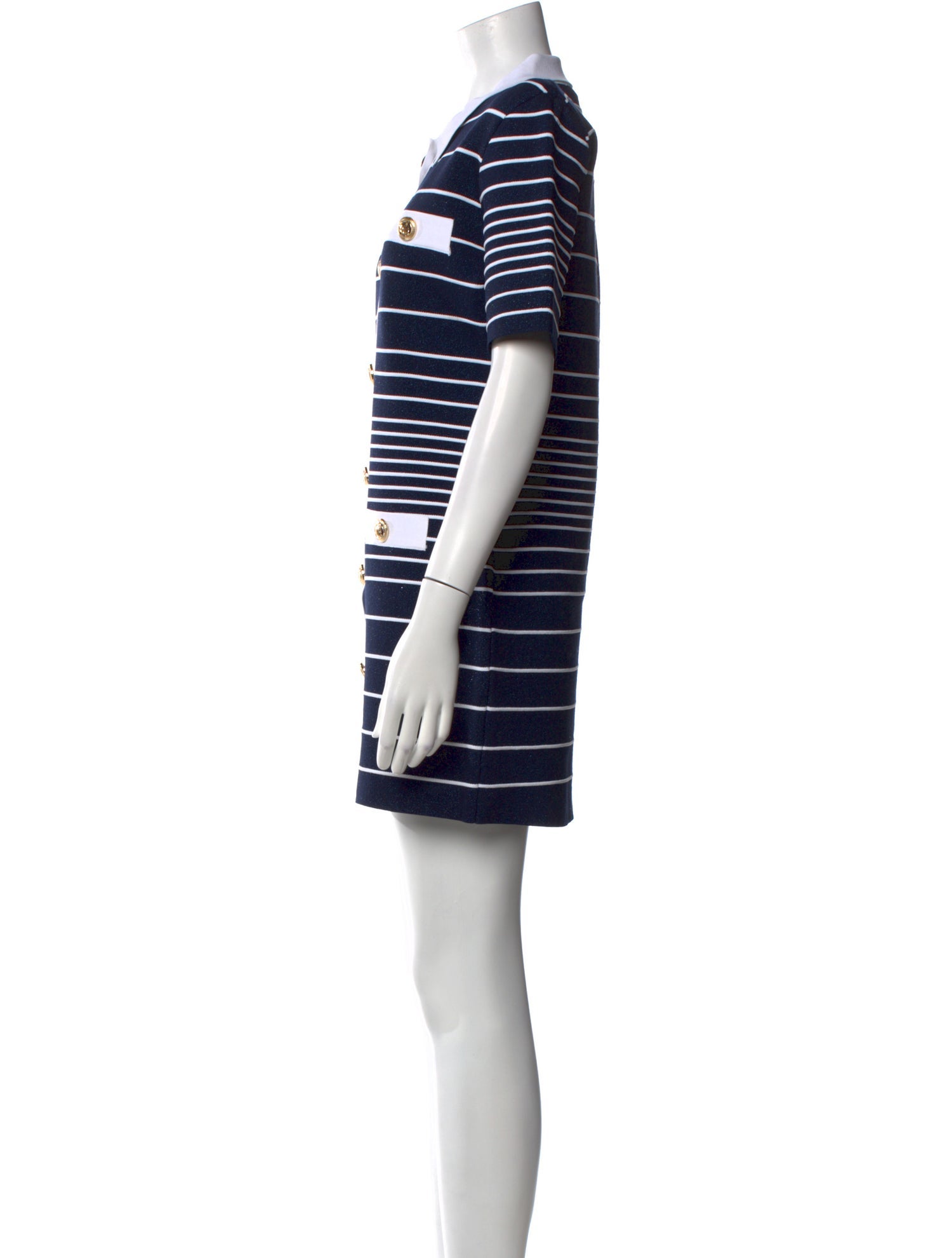 Retrofête Striped Mini Dress
