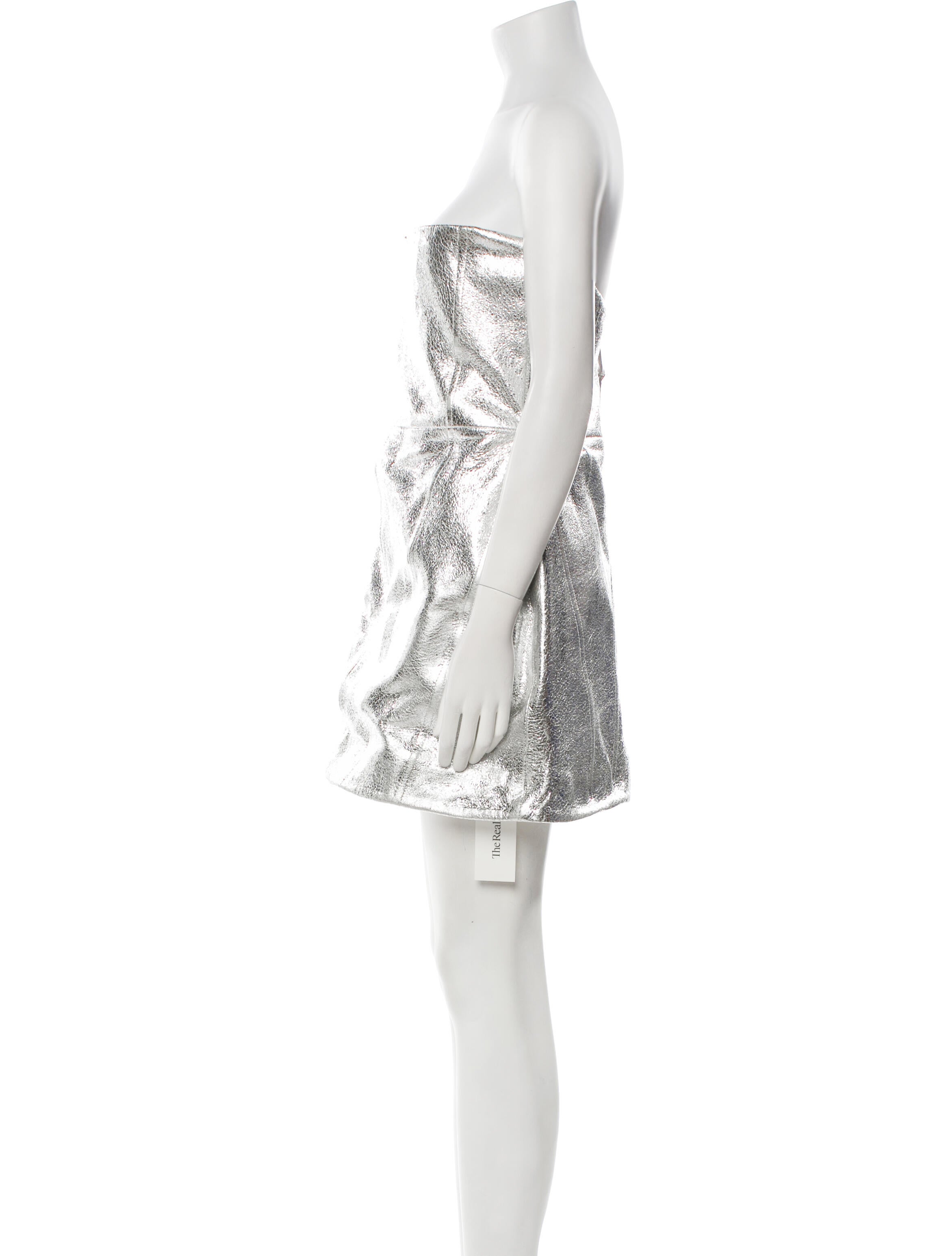 Retrofête Leather Mini Dress