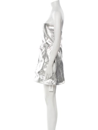 Retrofête Leather Mini Dress