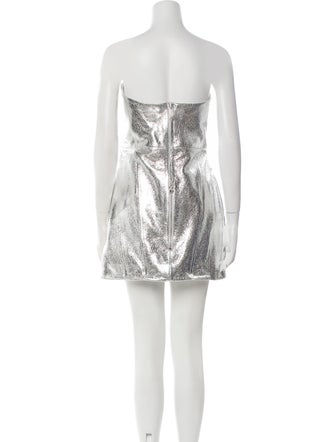 Retrofête Leather Mini Dress