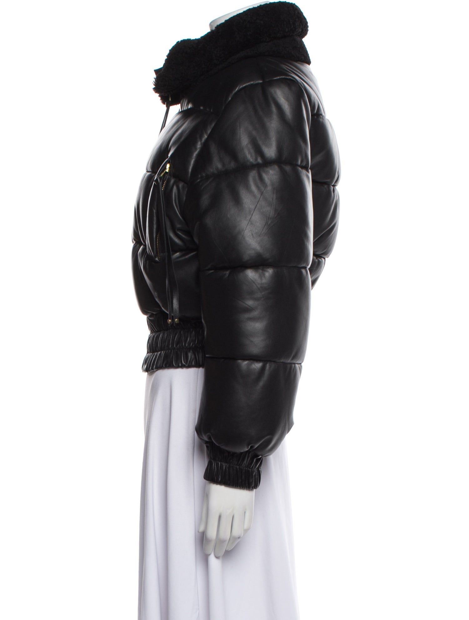 Retrofête Leather Bomber Jacket