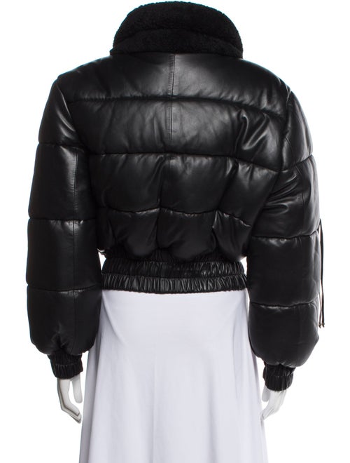 Retrofête Leather Bomber Jacket