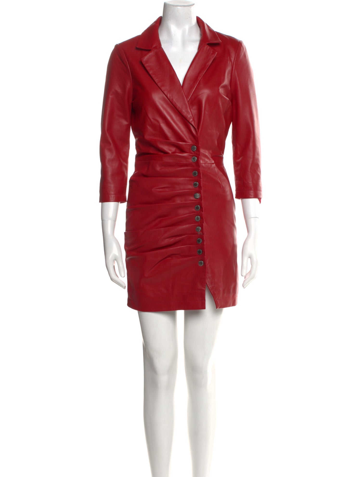 Retrofête Leather Mini Dress w/ Tags