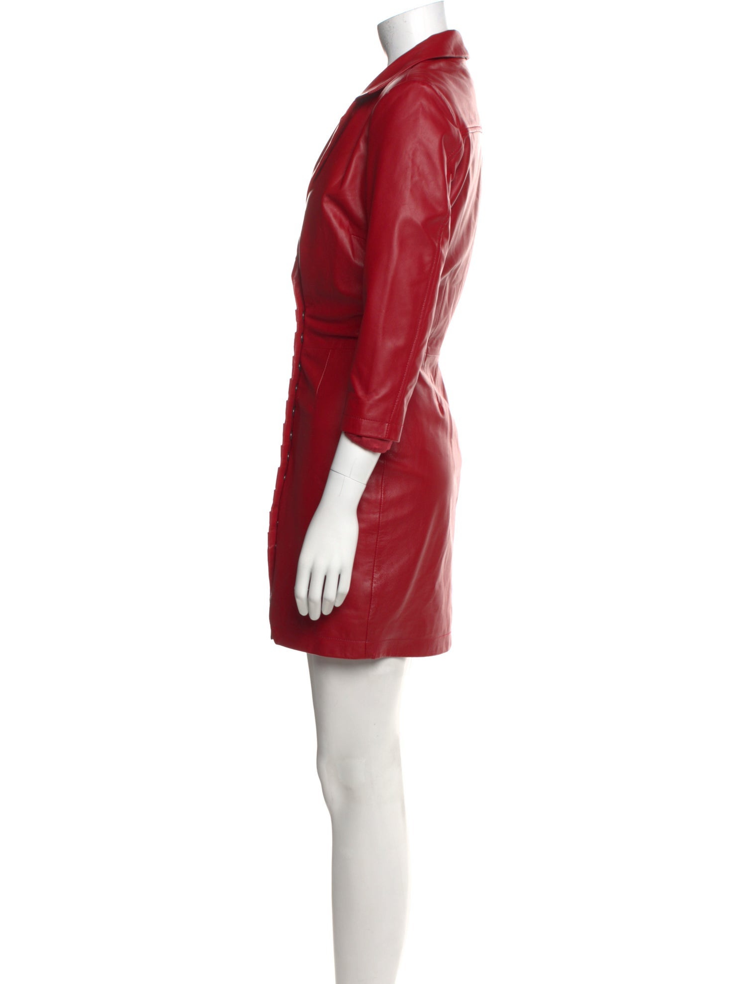 Retrofête Leather Mini Dress w/ Tags